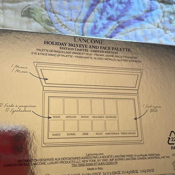 Lancôme Holiday 2023 Eye and Face Palette (New/Unused) - Picture 6 of 6